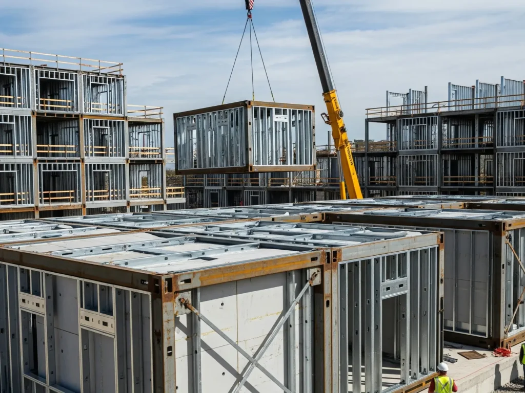 Baja Penting dalam Konstruksi Modular dan Prefabrikasi