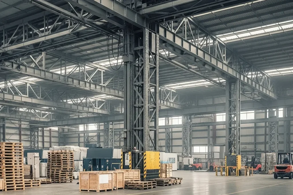 Konstruksi Baja untuk Gudang